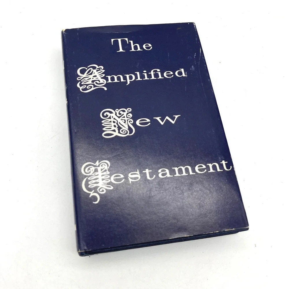 Zondervan The Amplified New Testament Hardcover Vintage 21st Edition Navy Blue